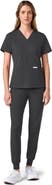JAANUU UltraLAST Essential Performance Women's 6-Pocket Scrub Set