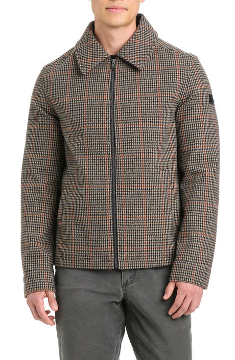 Plaid Flannel Zip Jacket