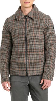 Vince Camuto Plaid Flannel Zip Jacket