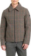 Vince Camuto Plaid Flannel Zip Jacket