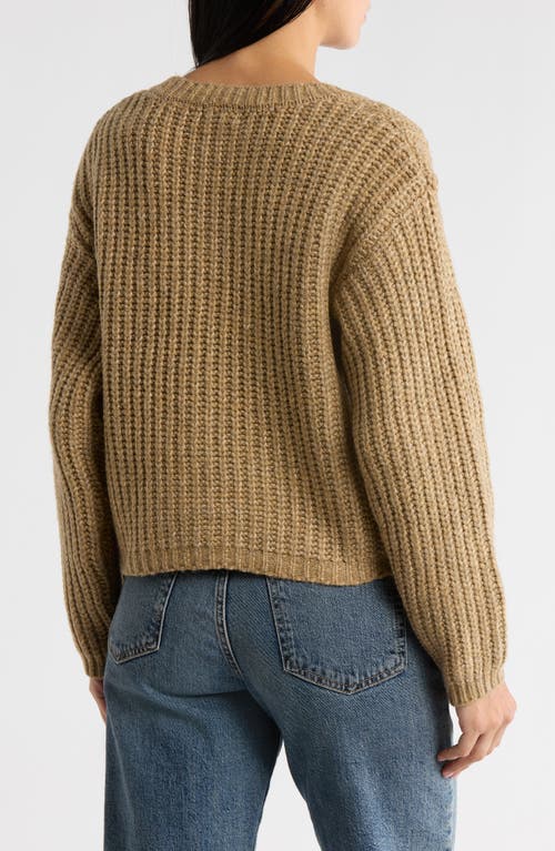 Vigoss Chunky Cozy Cardigan In Brown