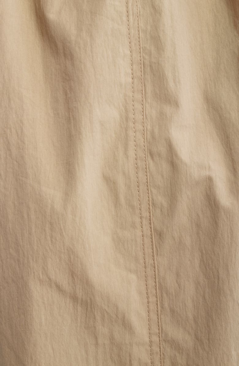 Bernardo Paperweight Long Raincoat, Alternate, color, Khaki