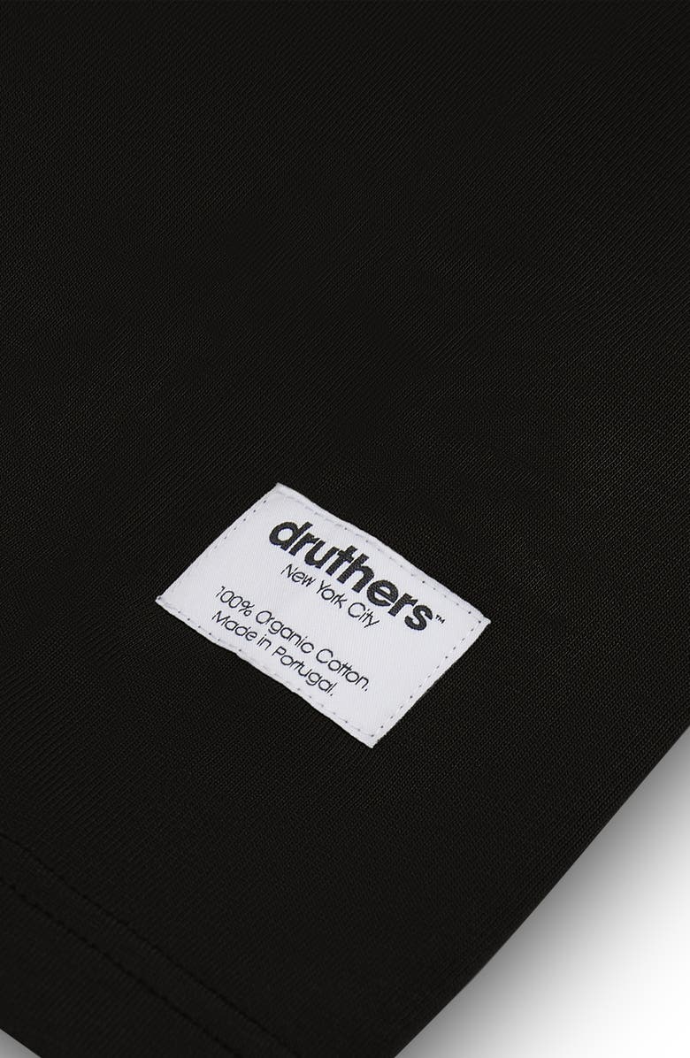 Druthers NYC Heavyweight Organic Cotton T-Shirt, Alternate, color, Caviar