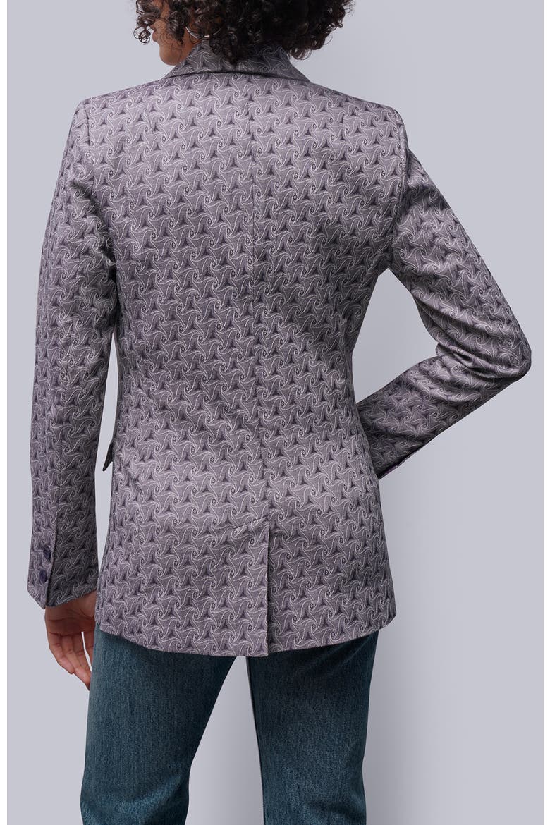 The Empower Jacquard Tux Blazer, Alternate, color, PLUM