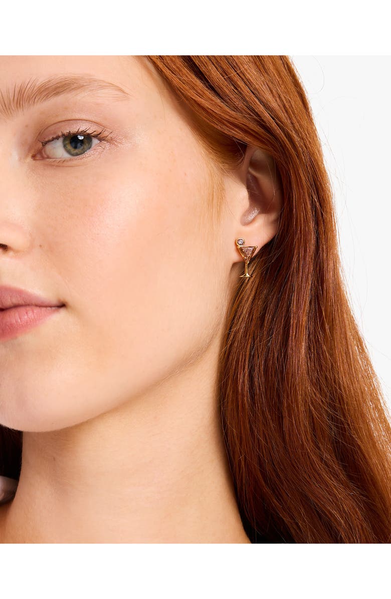 Kate Spade New York martini stud earrings, Alternate, color, 