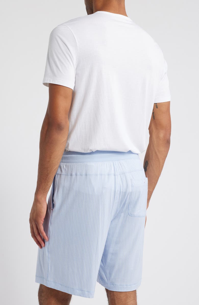 Daniel Buchler Pinstripe Pajama Shorts, Alternate, color,
