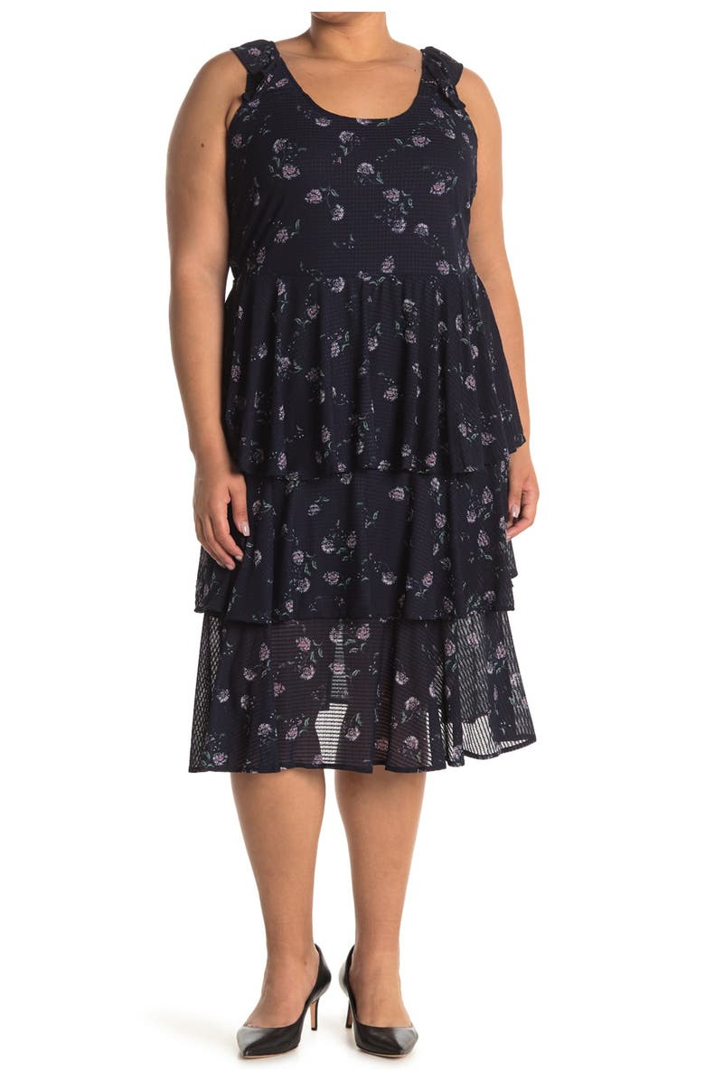 Rachel Roy Petite Aster Patterned Dress, Main, color, 