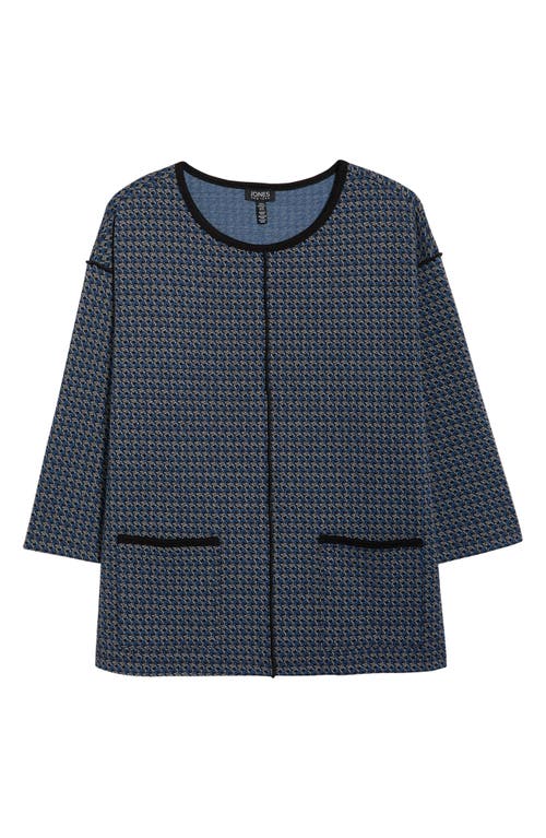 Jones New York Binding Edge Pocket Top In Multi