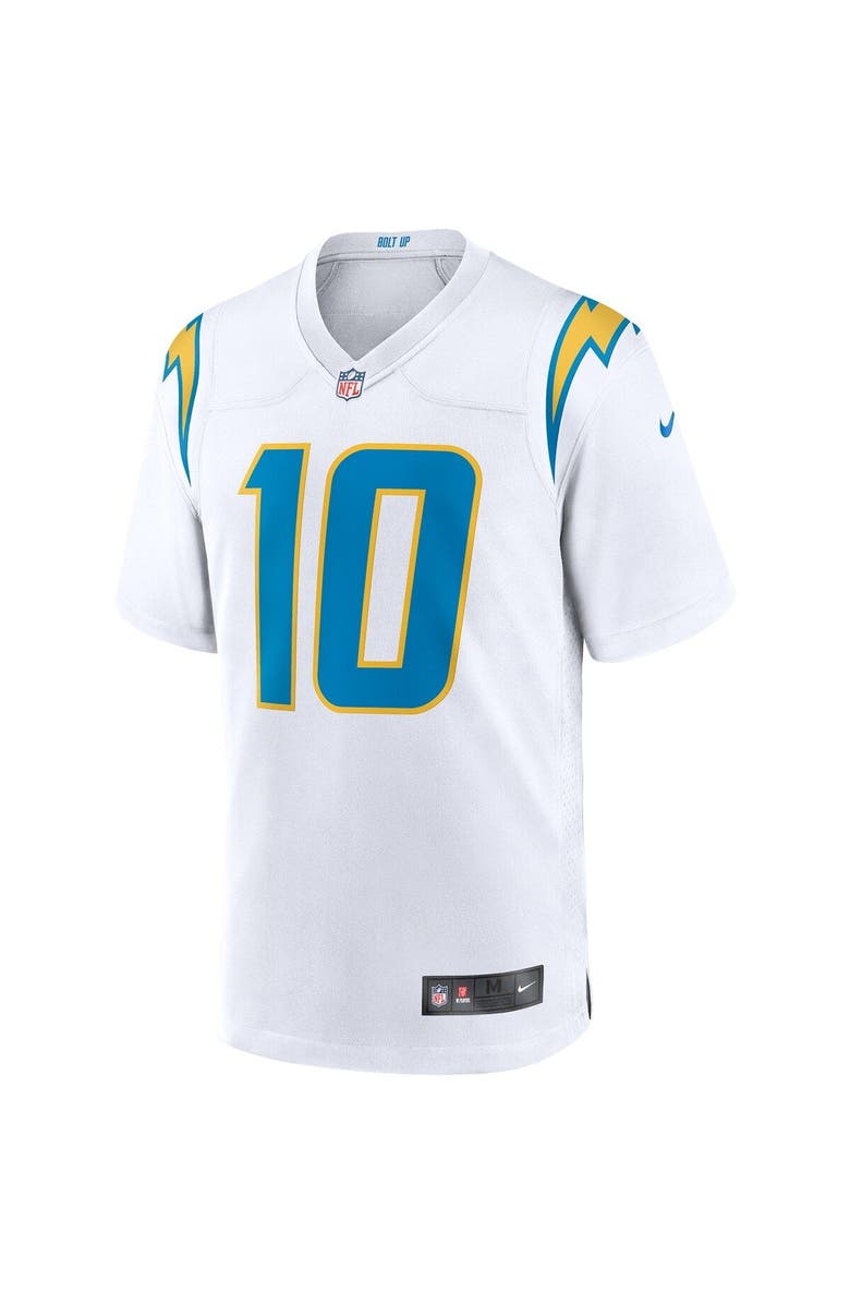 Nike Men's Nike Justin Herbert White Los Angeles Chargers Game Jersey, Alternate, color, White