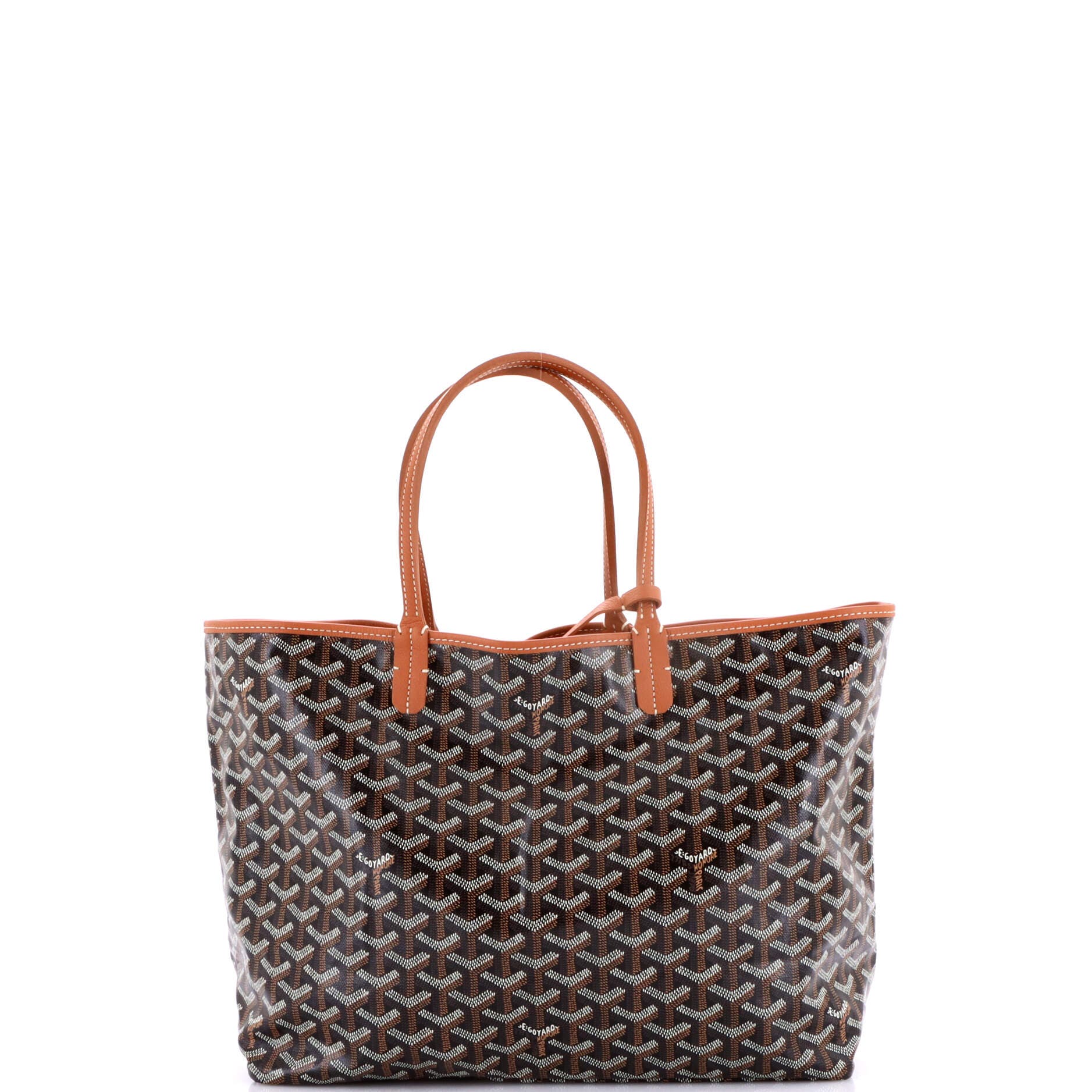 Pre-Owned Goyard Saint Louis Tote Coated Canvas PM, Alternate, color, Brown