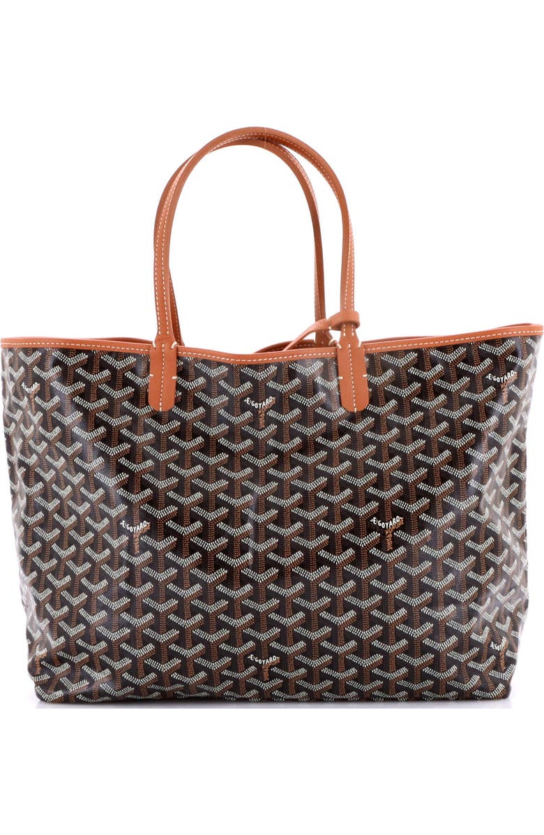 Pre-Owned Goyard Saint Louis Tote Coated Canvas PM, Alternate, color, Brown