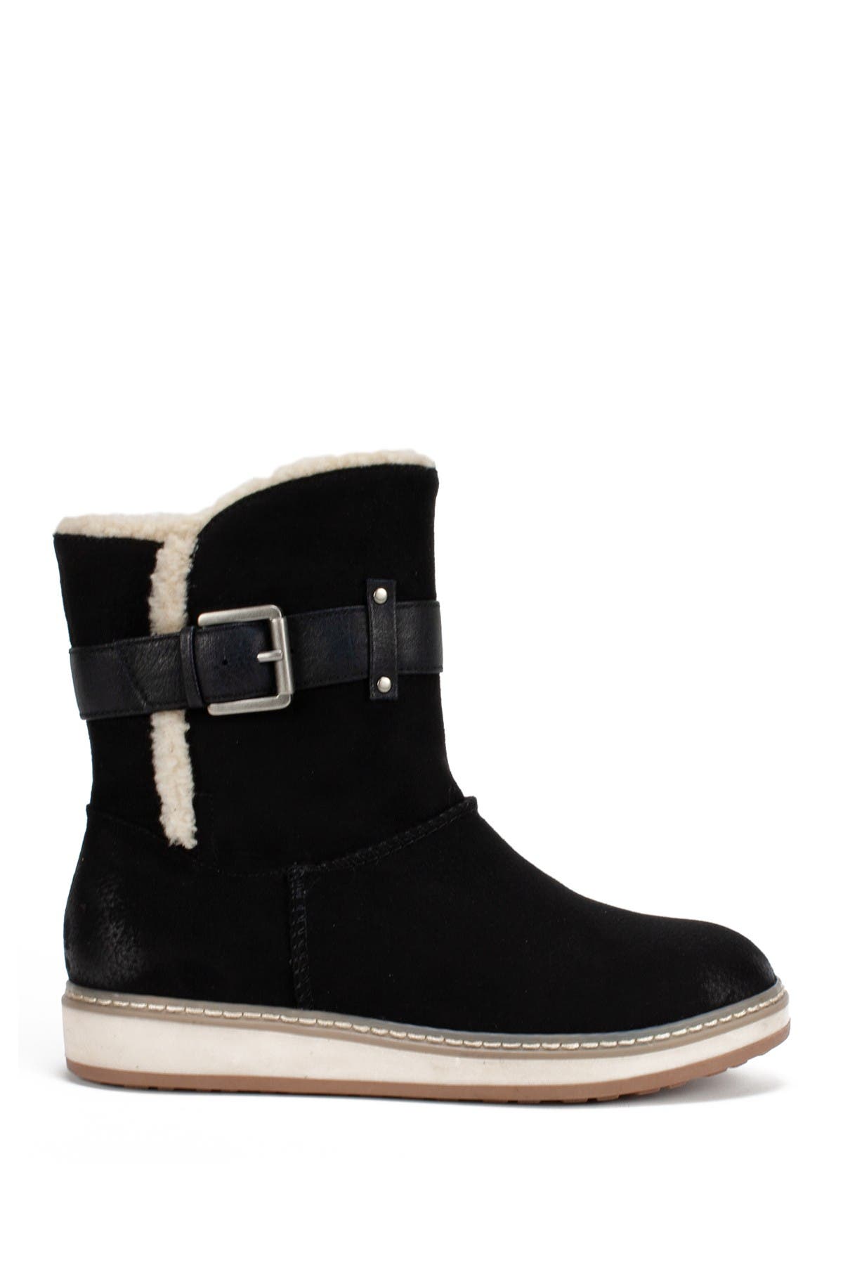 White Mountain Footwear Taite Faux Shearling Lined Boot, Alternate, color, 