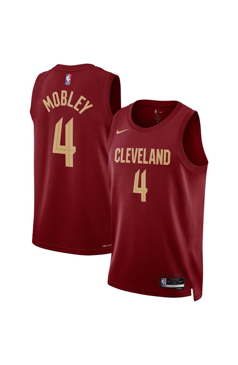 Nike Unisex Nike Evan Mobley Wine Cleveland Cavaliers Swingman Jersey - Icon Edition, Main, color, Burgundy