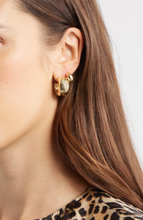 Nordstrom Set Of 3 Polished Dome Hoop Earrings