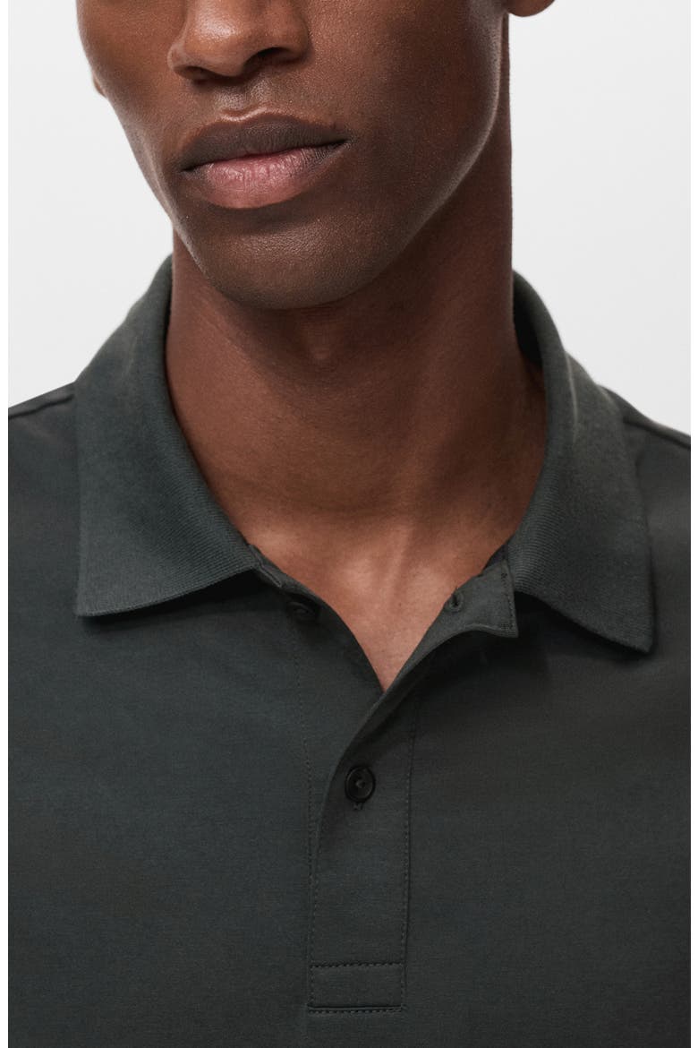 Slim Fit Thermolite® Polo, Alternate, color, DARK GREEN GREY