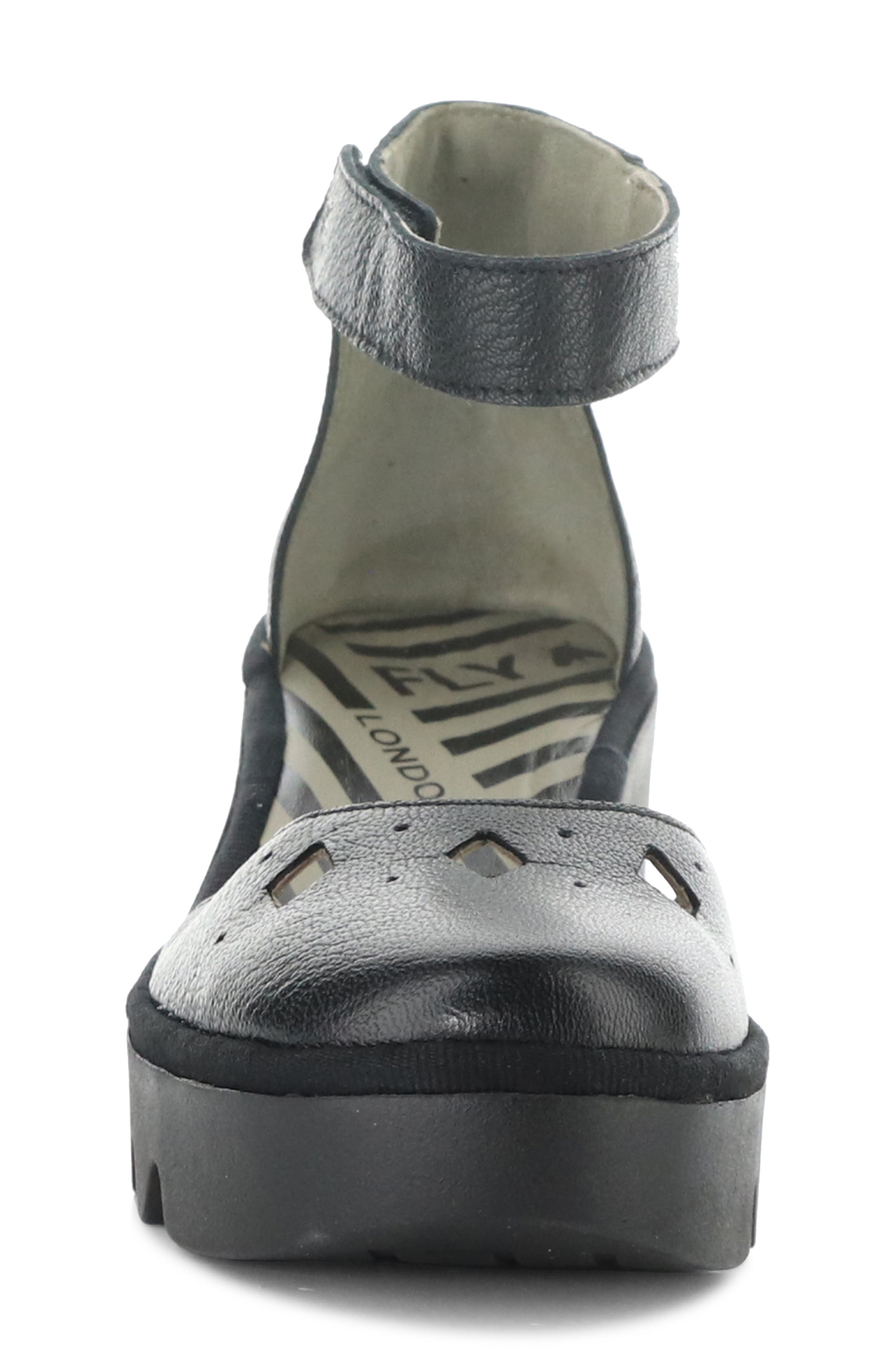 Fly London Boij Ankle Strap Platform Wedge Pump, Alternate, color, 