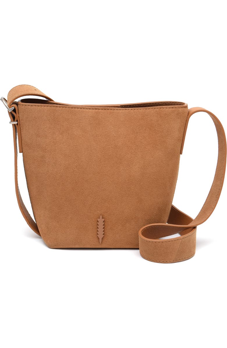 Thacker Jayden Bucket Bag, Main, color, Hazelnut