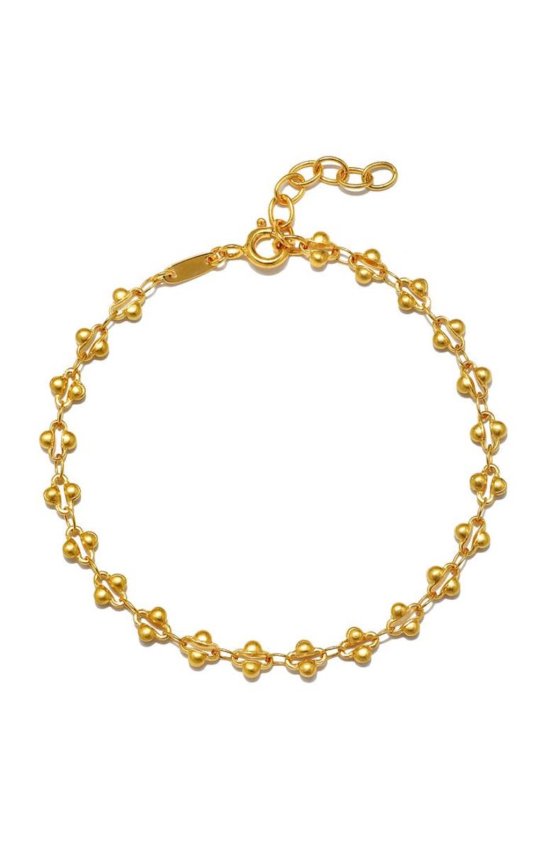Satya Jewelry Warming Energy Chain Bracelet, Main, color, Gold