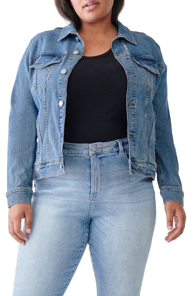 DL1961 DL 1961 Clyde Classic Denim Trucker Jacket, Main, color, 