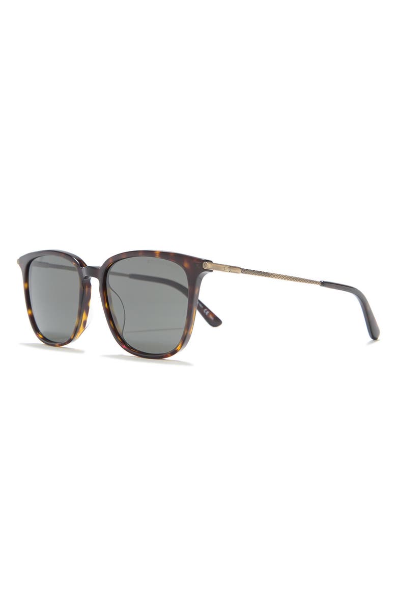 Bottega Veneta 56mm Square Sunglasses, Alternate, color,