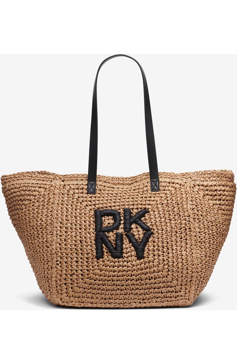 DKNY Paloma Tote, Main, color, Natural/Black