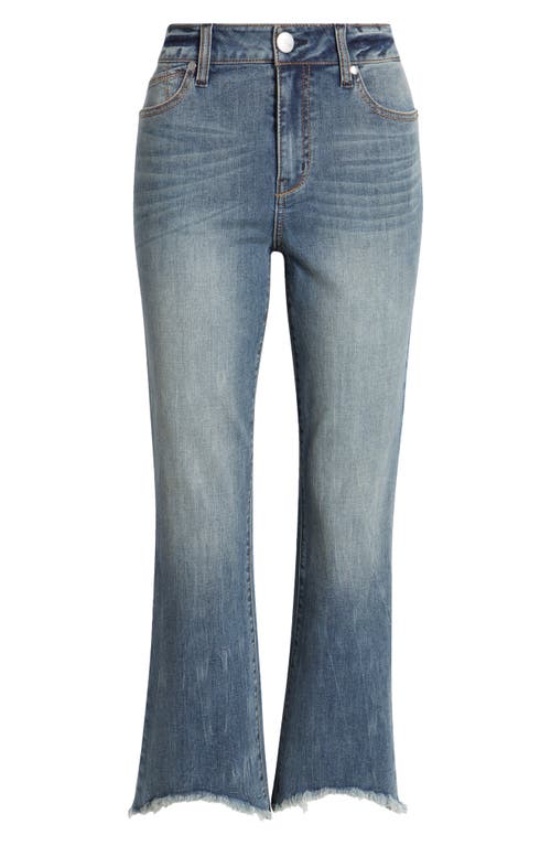 1822 Denim High Waist Raw Hem Bootcut Jeans In Flynn