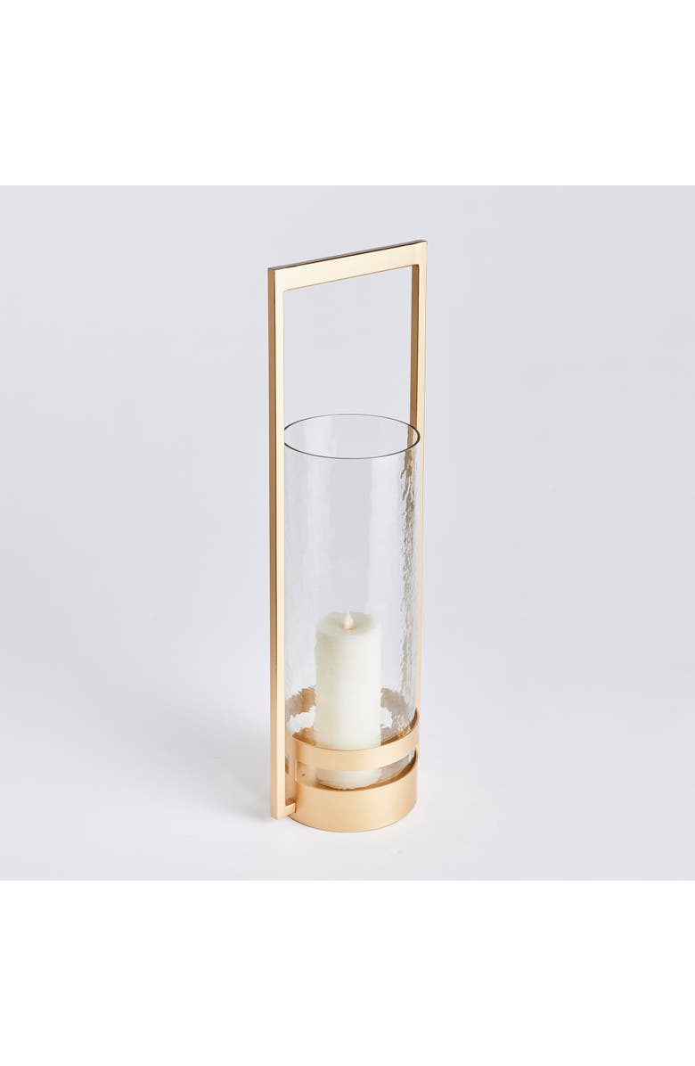 Napa Home & Garden Atrio Hurricane Candle Holder, Alternate, color, Gold