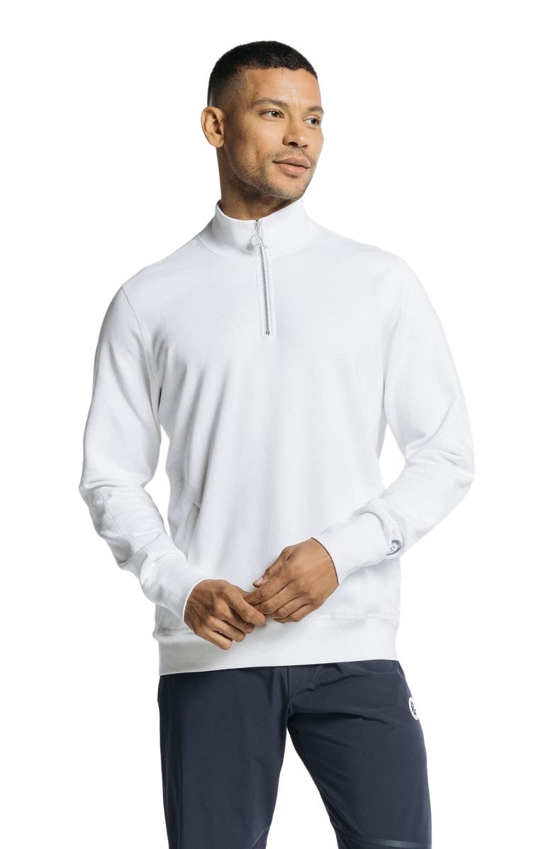 AVI Pickleball Warmup Pullover, Main, color, White Lotus