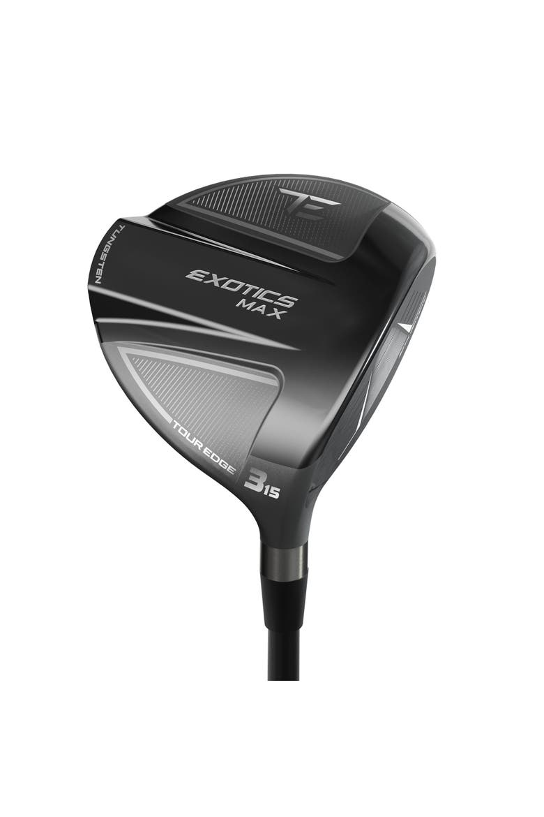 Exotics Max Right Hand Mens Fairway Woods - 3 / Ventus Red/Black / Regular, Main, color, Black