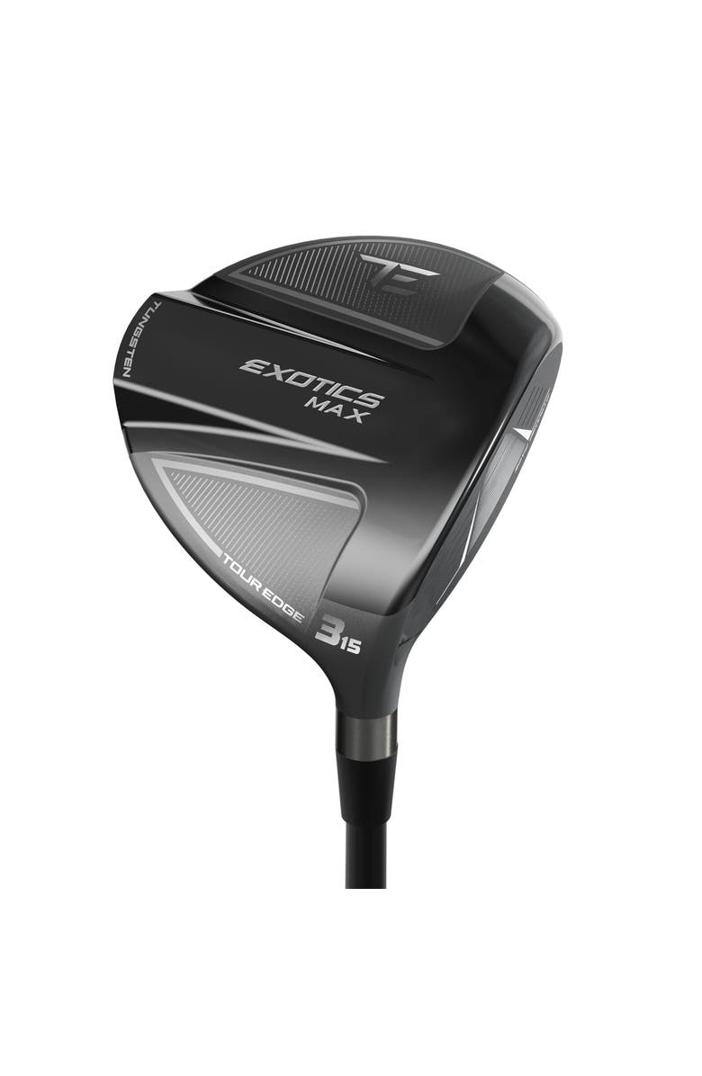 Tour Edge Exotics Max Right Hand Mens Fairway Woods - 5 / Ventus Red/Black / Stiff, Main, color, Black