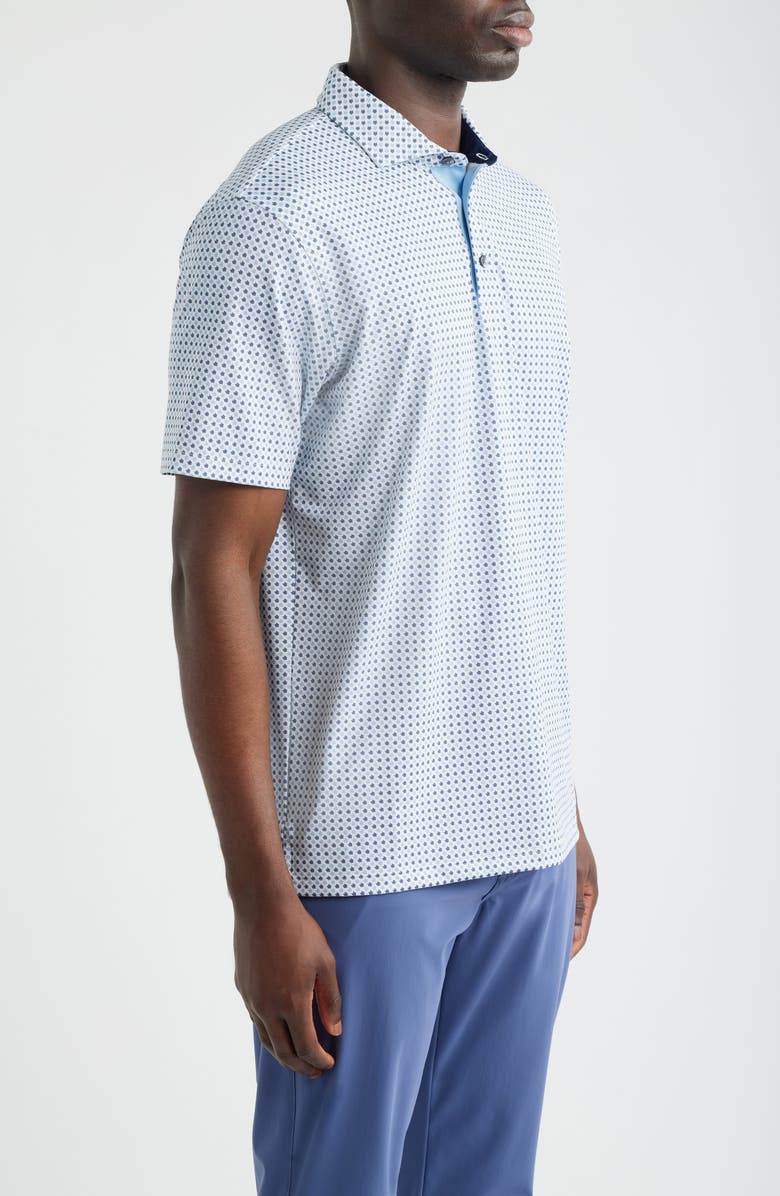 Greyson Ironwood Microprint Performance Golf Polo, Alternate, color, 