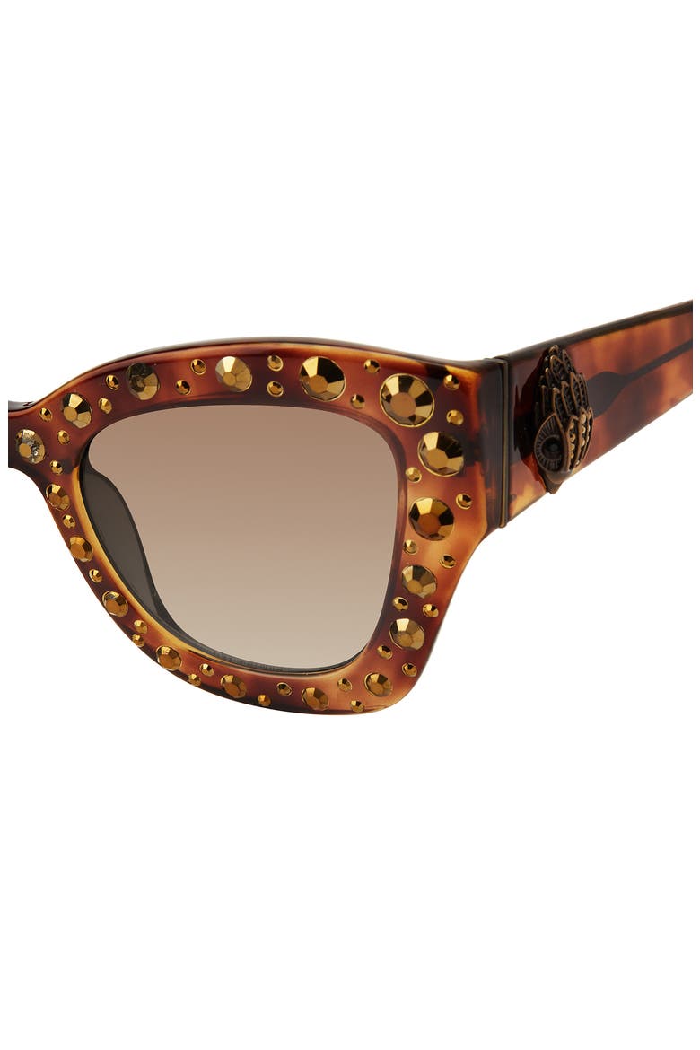 51mm Cat Eye Sunglasses, Alternate, color, HAVANA/ BROWN GRADIENT