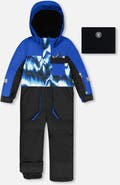 Deux par Deux One-Piece Play Snowsuit with and Colorblocking