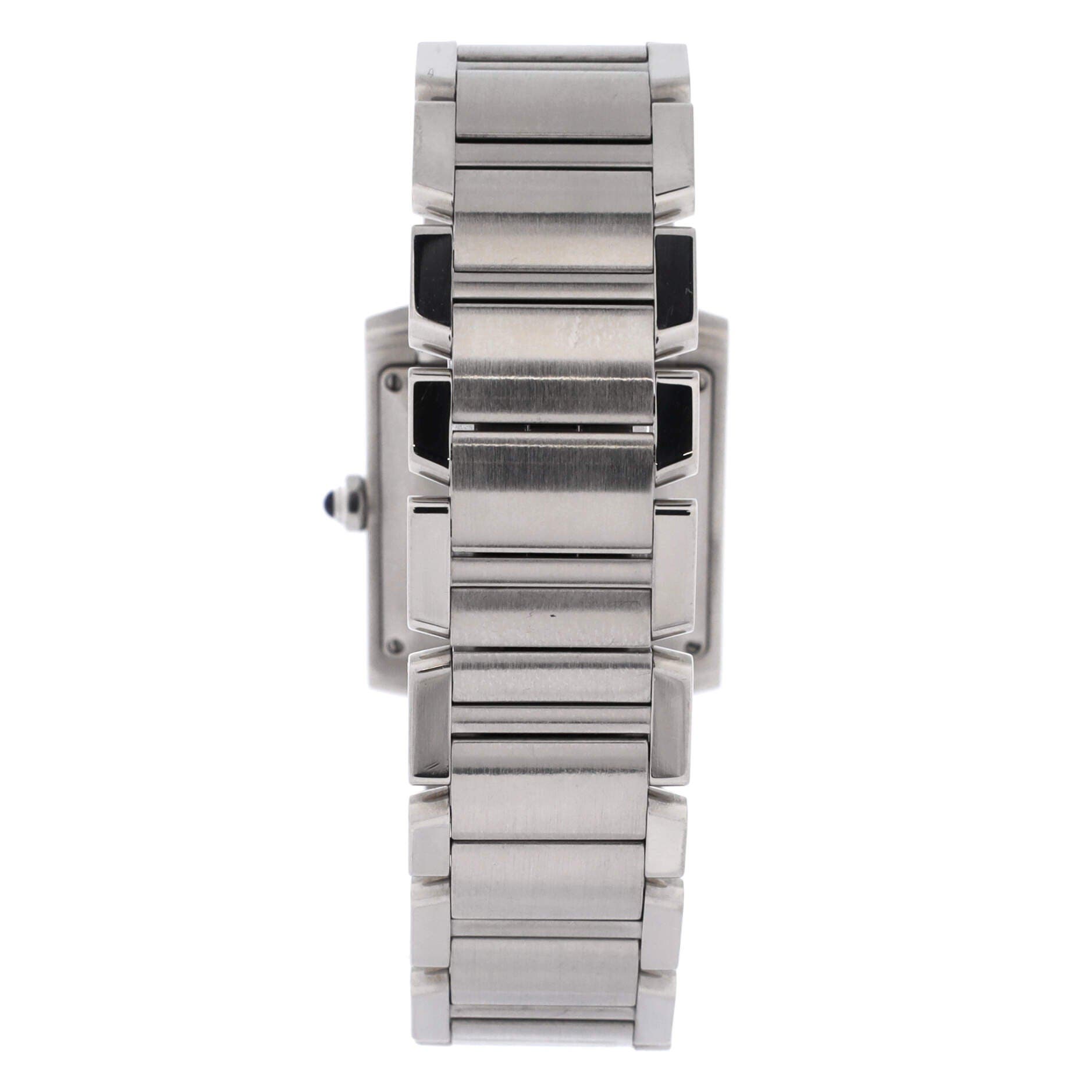 Tank Francaise Automatic Watch Stainless Steel 28, Alternate, color, Metallic Silver