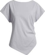 Open Edit Asymmetric Cotton T-Shirt