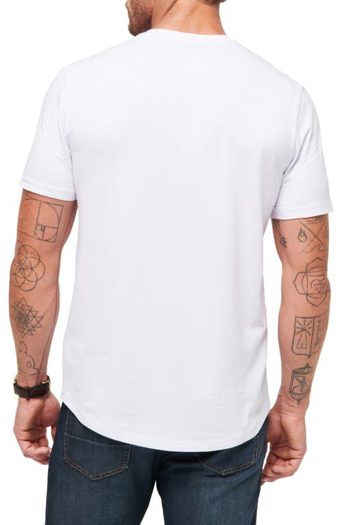 Travismathew Cloud Crewneck T-shirt In White