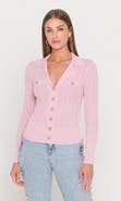Generation Love Charlotte Pointelle Rib Cardigan