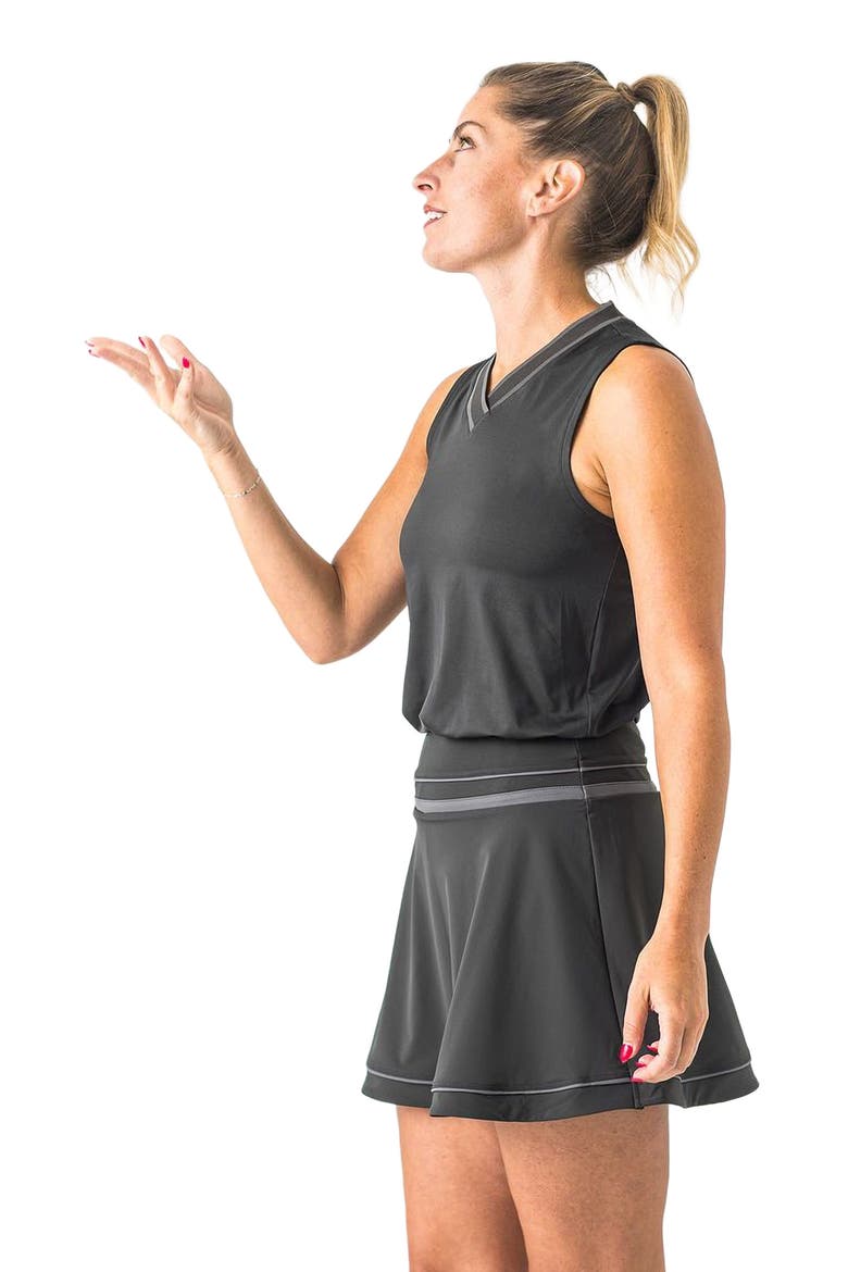 V-Neck Tank, Alternate, color, Black