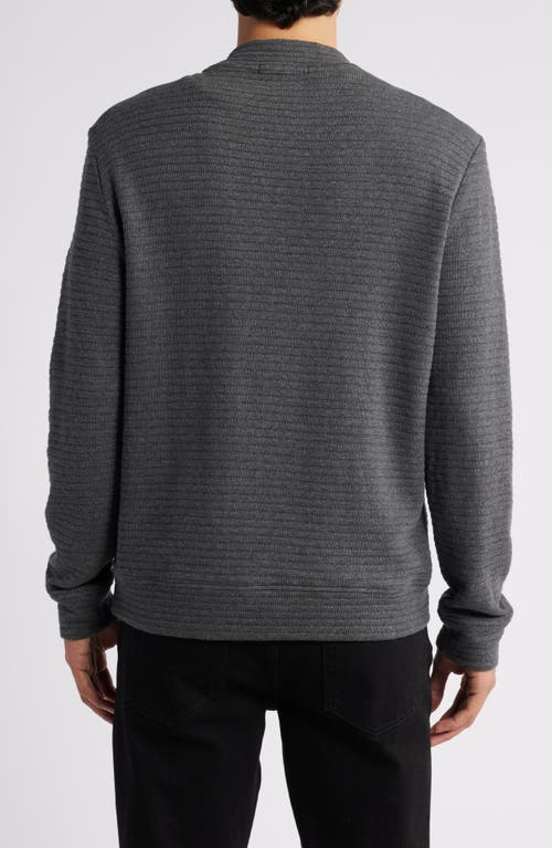 Robert Barakett Cadell Half Zip Pullover In Charcoal