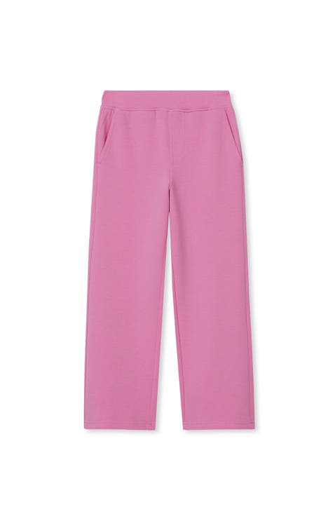 Girls Knit Wide Leg Pull On Pants