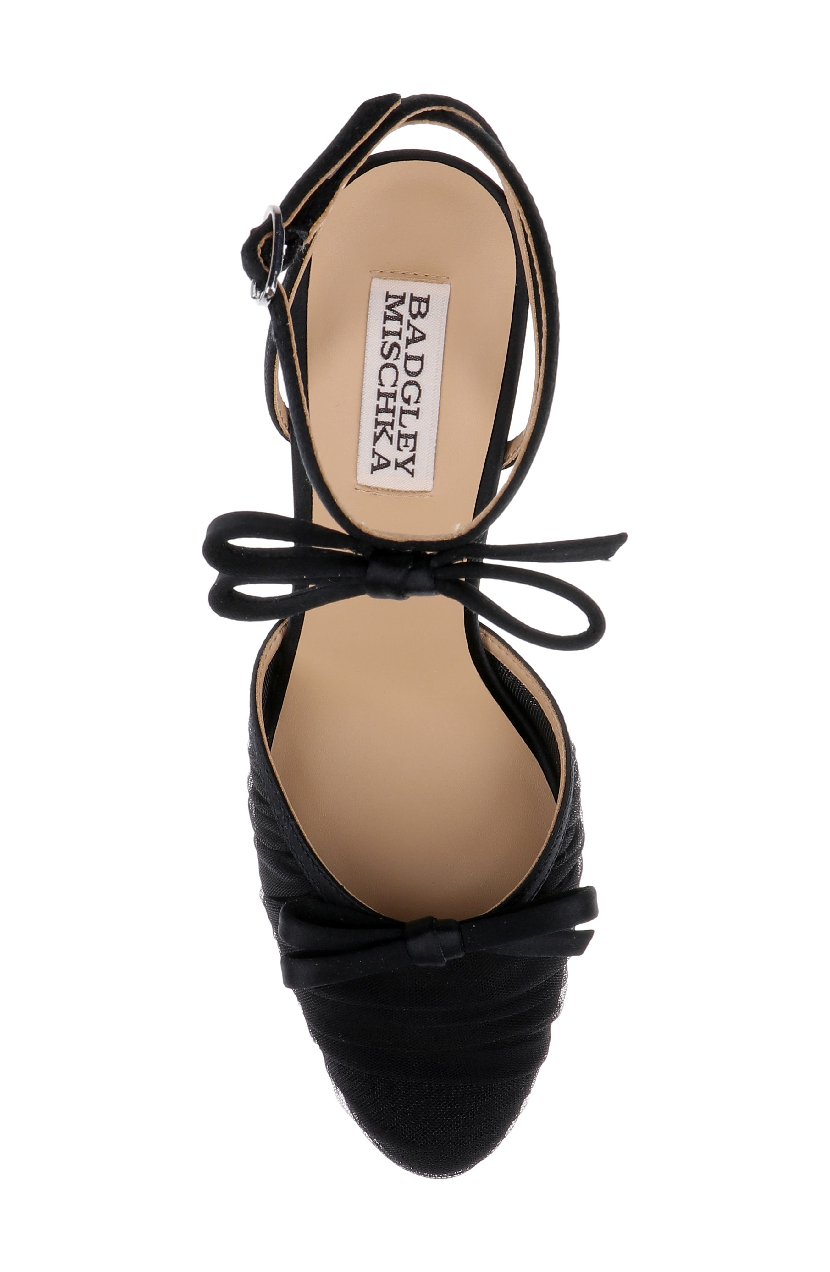 Rebecca Ankle Strap Pump, Alternate, color, BLACKSATIN