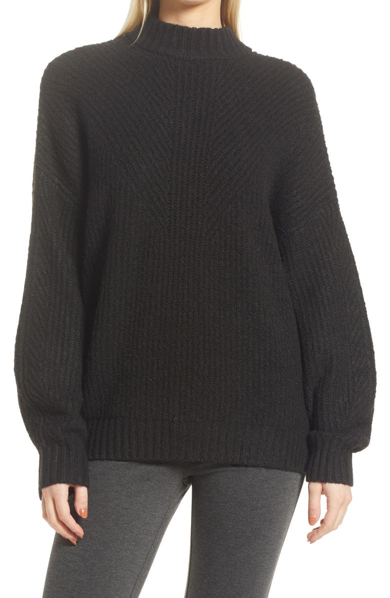Halogen<sup>®</sup> Oversize Mock Neck Sweater, Main, color, 