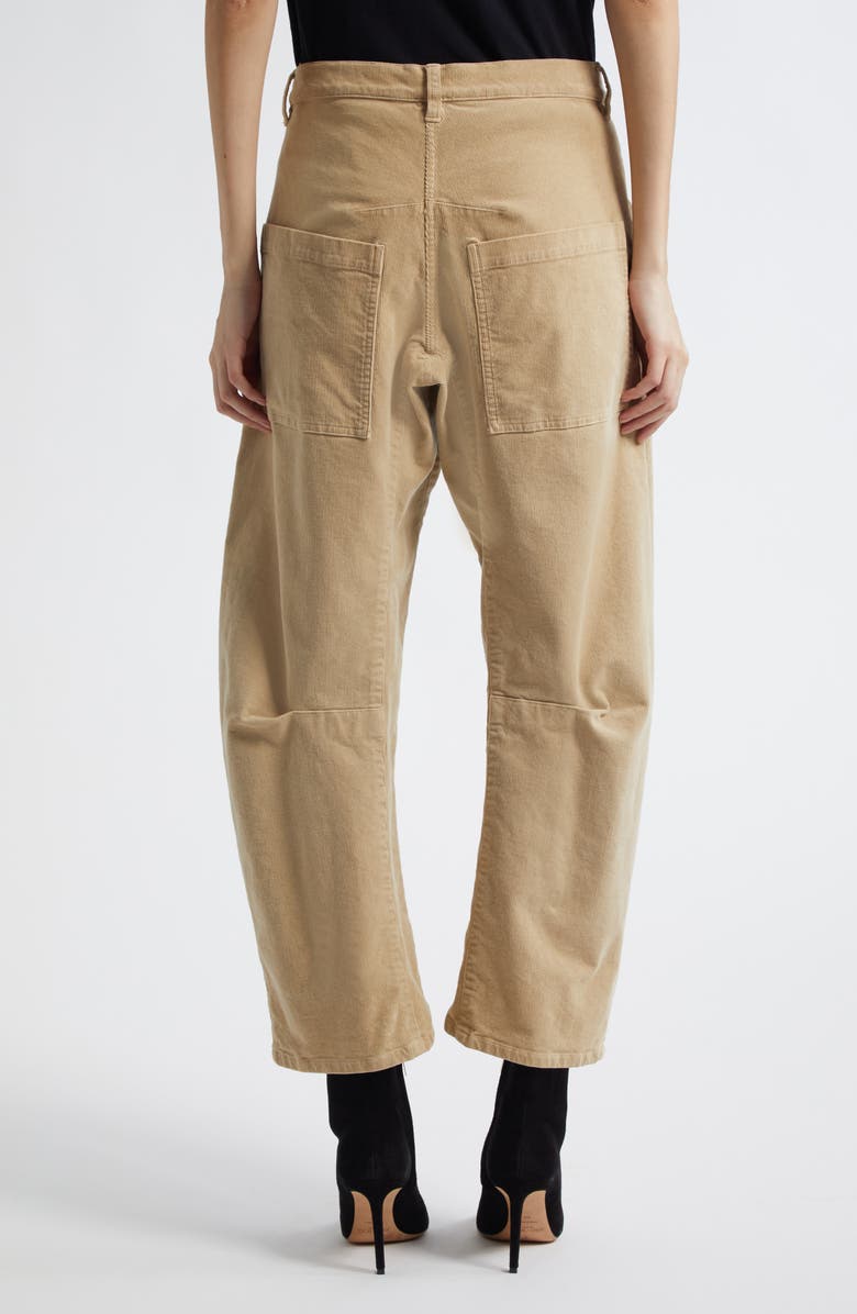 Nili Lotan Shon Corduroy Pants, Alternate, color, Sabbia