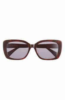 Max Mara 55mm Round Sunglasses
