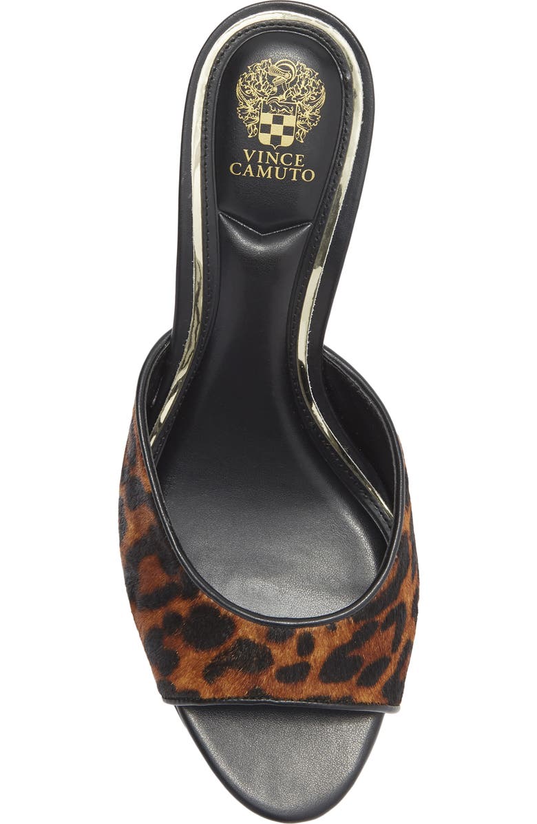 Vince Camuto Prynn Genuine Calf Hair Sandal, Alternate, color, Camel/ Black Calf Hair