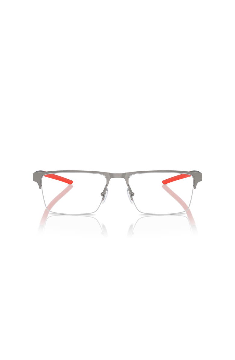 Scuderia Ferrari 55mm Rectangle optical glasses, Alternate, color, Grey