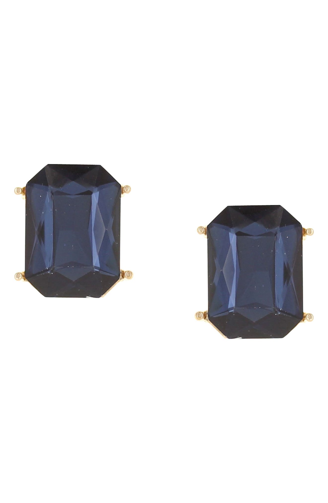 Marissa Emerald Cut Stud Earrings