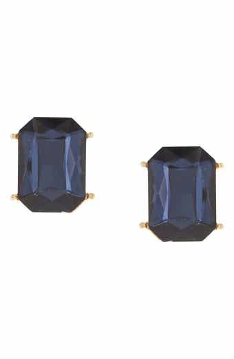 Marissa Emerald Cut Stud Earrings