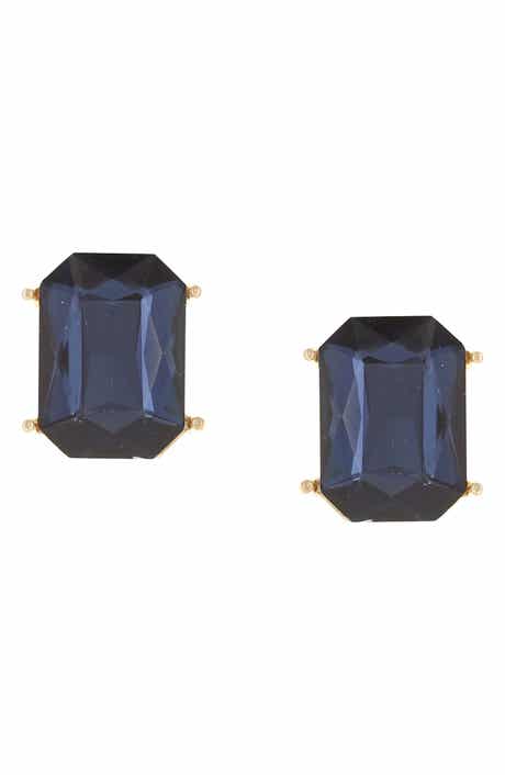 Marissa Emerald Cut Stud Earrings