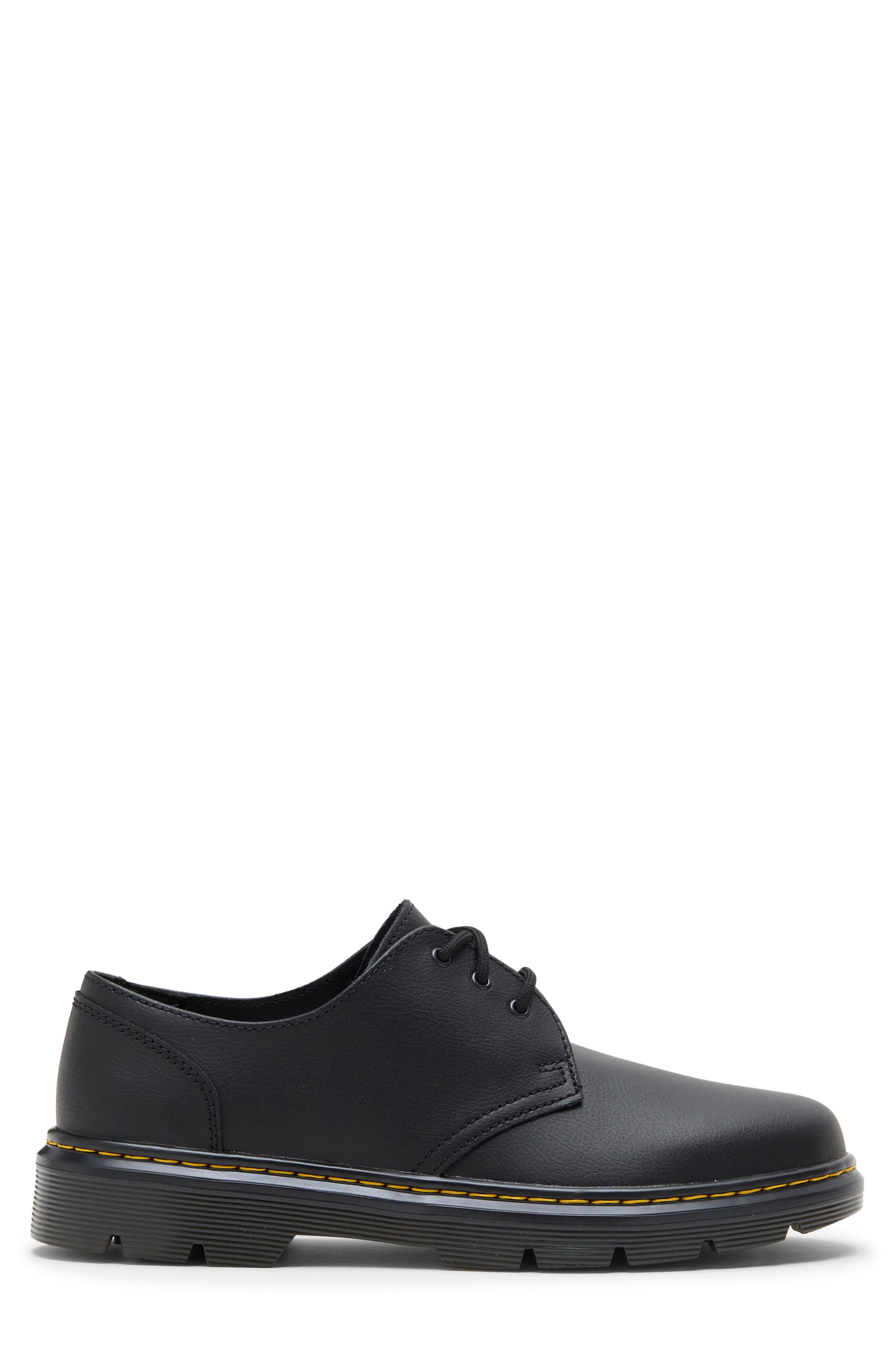 Aprile Leather Oxford, Alternate, color, BLACK